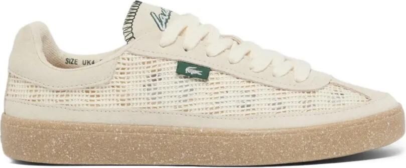 Lacoste Sneakers met mesh vlak Beige
