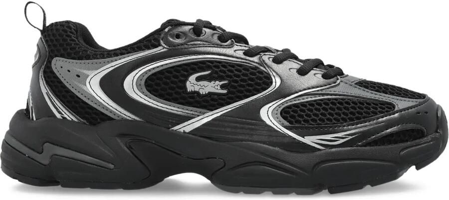 Lacoste Storm 2K sneakers met mesh vlak Zwart