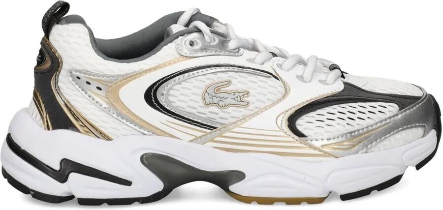 Lacoste Storm 96 2K sneakers met logopatch Wit