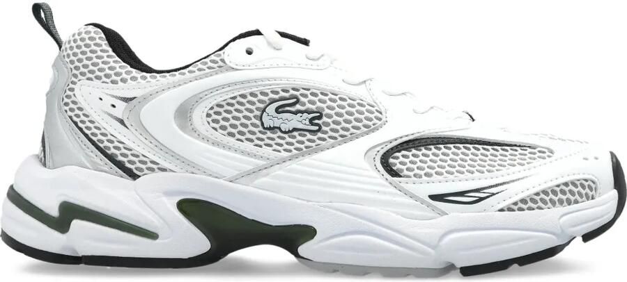 Lacoste Storm 96 2K sneakers met mesh vlakken Wit