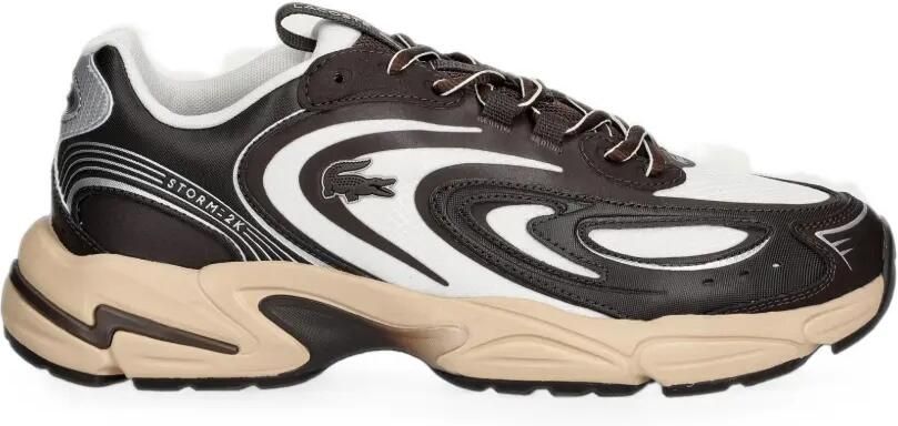 Lacoste Storm 96 2K sneakers met vlakken Bruin