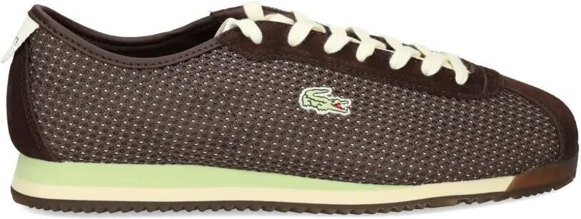 Lacoste Suède sneakers met logo Bruin