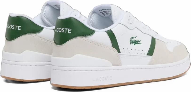 Lacoste T-Clip Set leather sneakers Wit - Foto 5