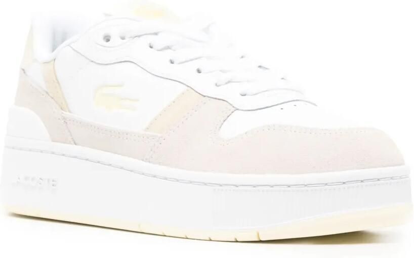 Lacoste T Clip sneakers met plateauzool Wit - Foto 3