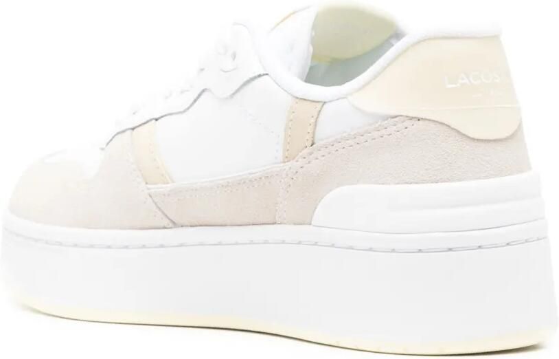 Lacoste T Clip sneakers met plateauzool Wit - Foto 2