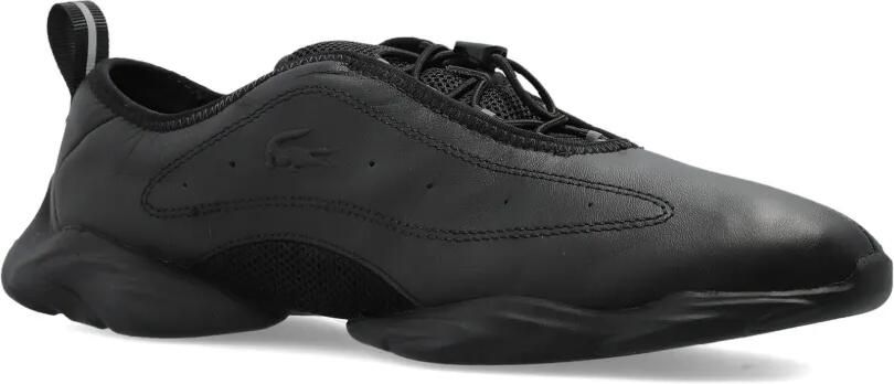 Lacoste Tennis ballerina leren sneakers Zwart - Foto 5