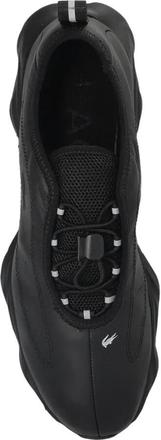Lacoste Tennis ballerina leren sneakers Zwart - Foto 3