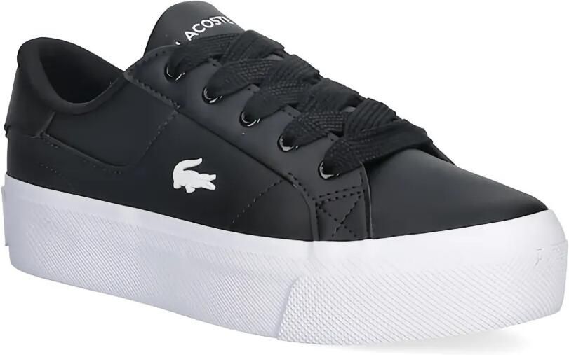 Lacoste Ziane leren sneakers met plateauzool en logo-detail Zwart - Foto 3