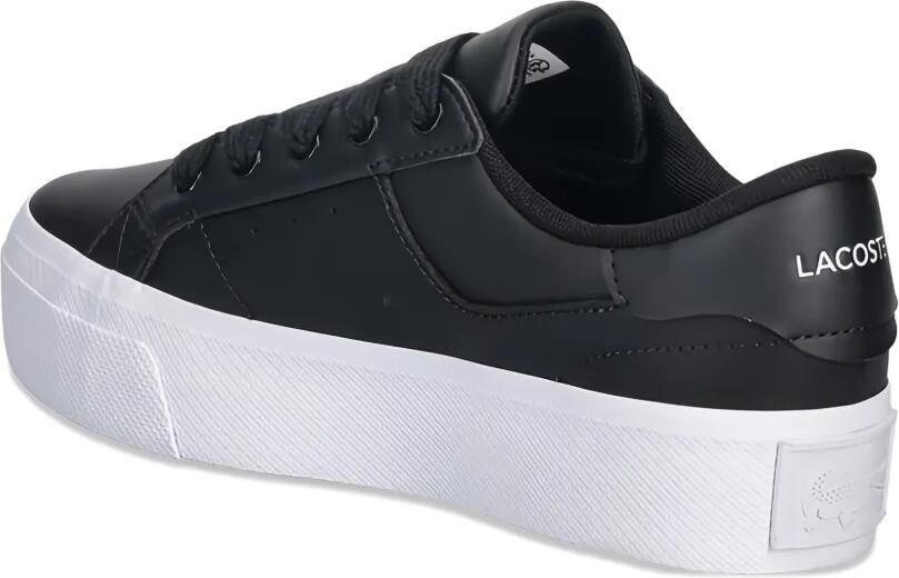 Lacoste Ziane leren sneakers met plateauzool en logo-detail Zwart - Foto 2
