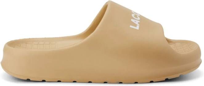 Lacoste Serve 2.0 badslippers Beige