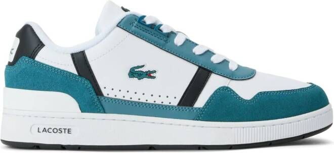 Lacoste T-Clip leren sneakers Wit