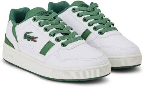 Lacoste T-Clip fluwelen sneakers Wit