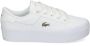 Lacoste Ziane sneakers met plateauzool Wit - Thumbnail 1