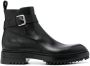 Lanvin Alto leren enkellaarzen Zwart - Thumbnail 1