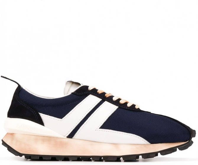 ≥ Lanvin Schoenen Sneakers Blue Black Blauw Zwart Maat 44 — Schoenen —  Marktplaats
