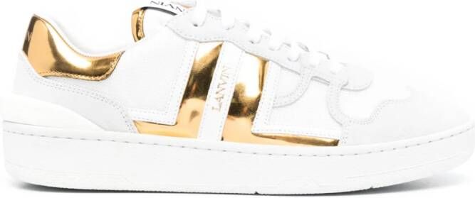 Lanvin Clay leren sneakers Wit