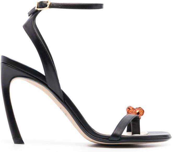 Lanvin Sandalen verfraaid met kristallen Zwart