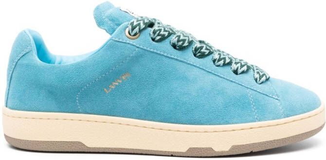 Lanvin Curb Lite suède sneakers Blauw