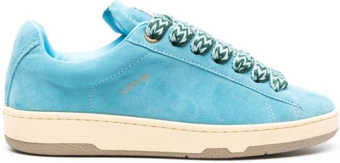 Lanvin Curb Lite suède sneakers Blauw