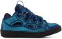 Lanvin Curb sneakers verfraaid met stras Blauw - Thumbnail 1