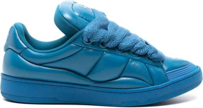 Lanvin Curb XL leren sneakers Blauw