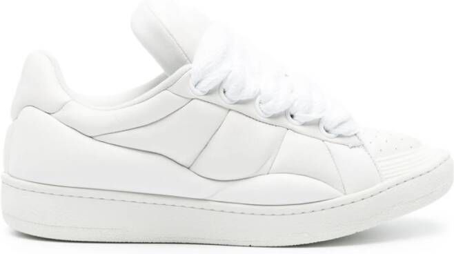 Lanvin Curb XL leren sneakers Wit