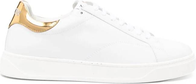 Lanvin DBB0 leren sneakers Wit