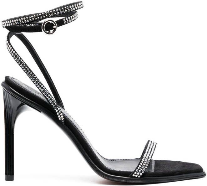 Lanvin Elegance sandalen verfraaid met kristallen Zwart