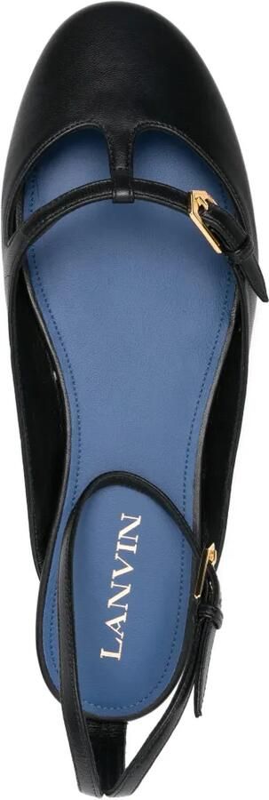 Lanvin Ballerina's met gesp Zwart