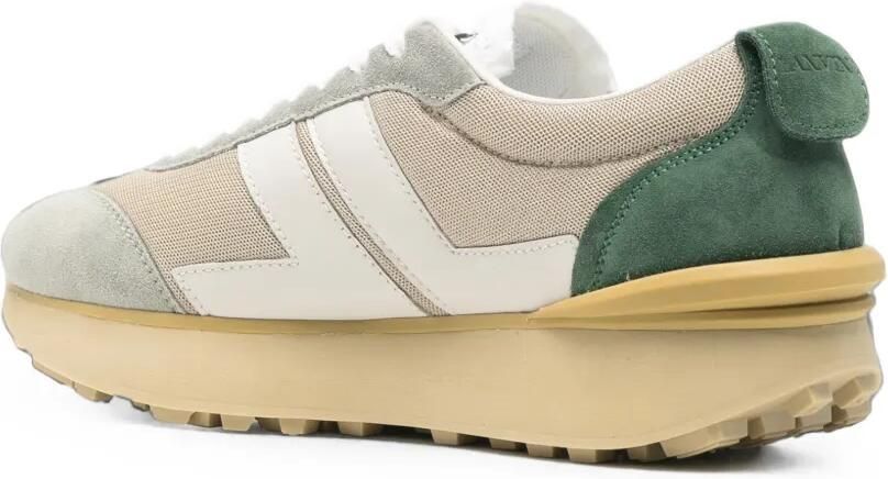 Lanvin Bumper sneakers met mesh vlak Beige - Foto 2