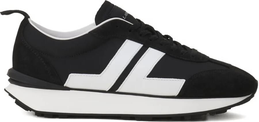 Lanvin Bumpr sneakers met gestreept vlak Zwart