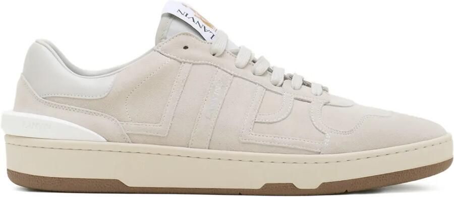 Lanvin Clay logopatch sneakers Beige