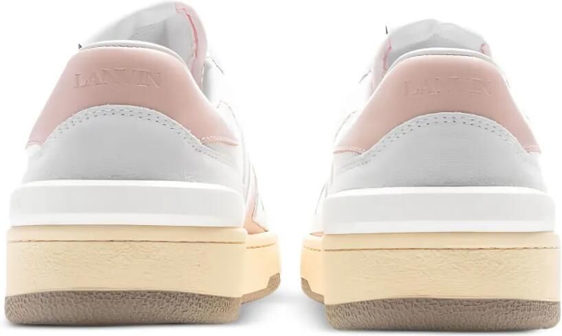 Lanvin Clay low-top sneakers met leren vlak Wit - Foto 2