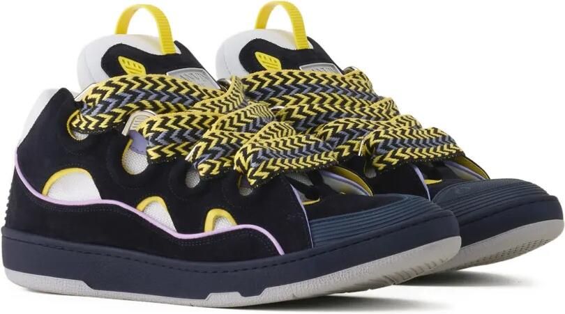 Lanvin Curb gevlochten sneakers Blauw