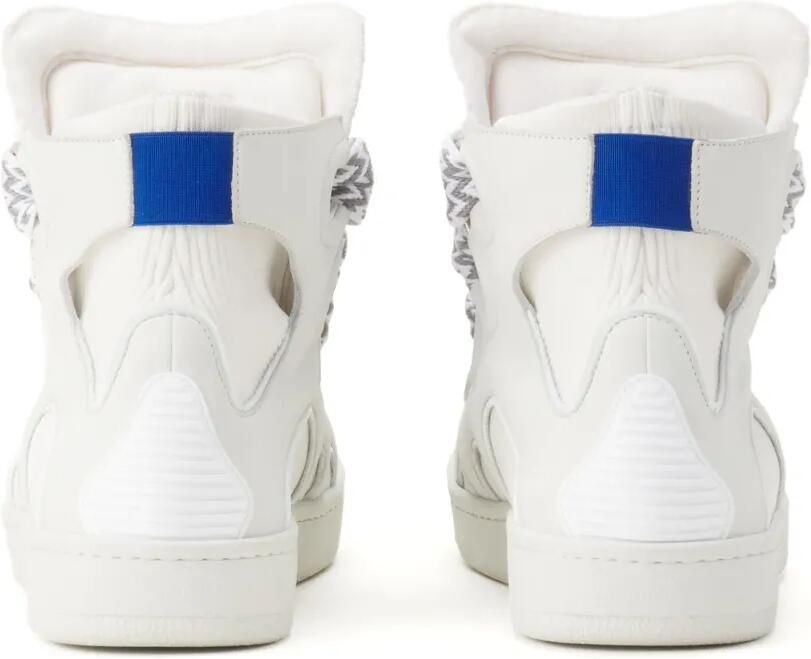 Lanvin Curb high-top gebreide sneakers Wit - Foto 3