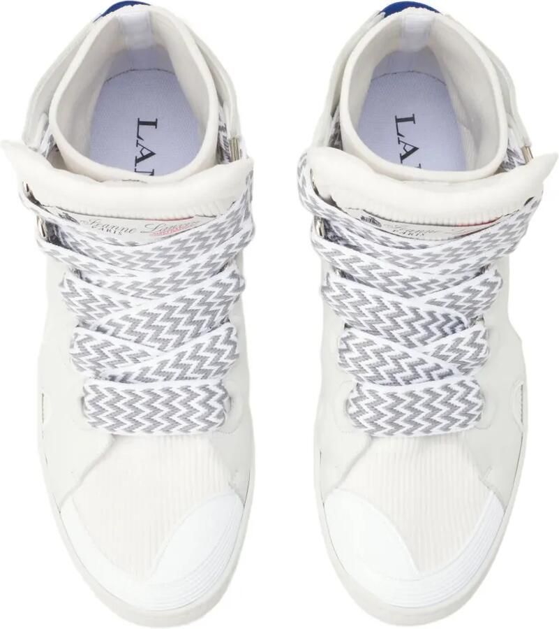 Lanvin Curb high-top gebreide sneakers Wit - Foto 2