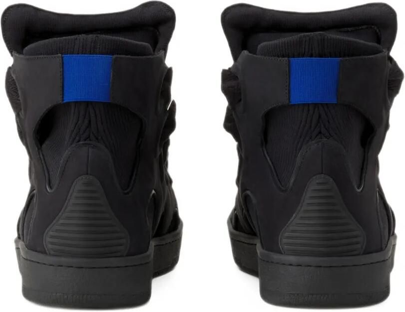 Lanvin Curb high-top gebreide sneakers Zwart - Foto 2