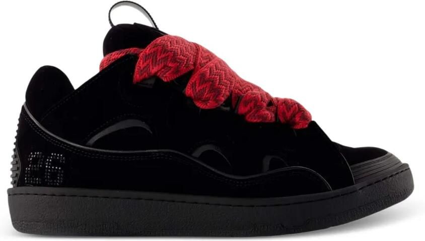 Lanvin Curb jersey sneakers Zwart