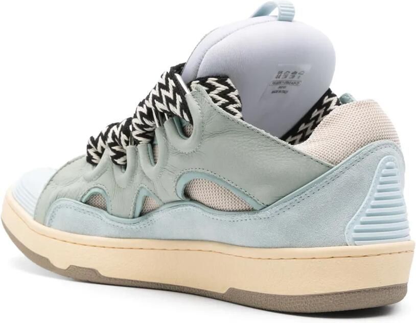 Lanvin Curb leren sneakers Blauw - Foto 3