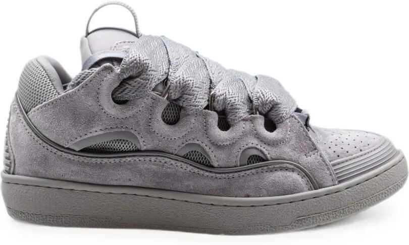 Lanvin Curb leren sneakers Grijs