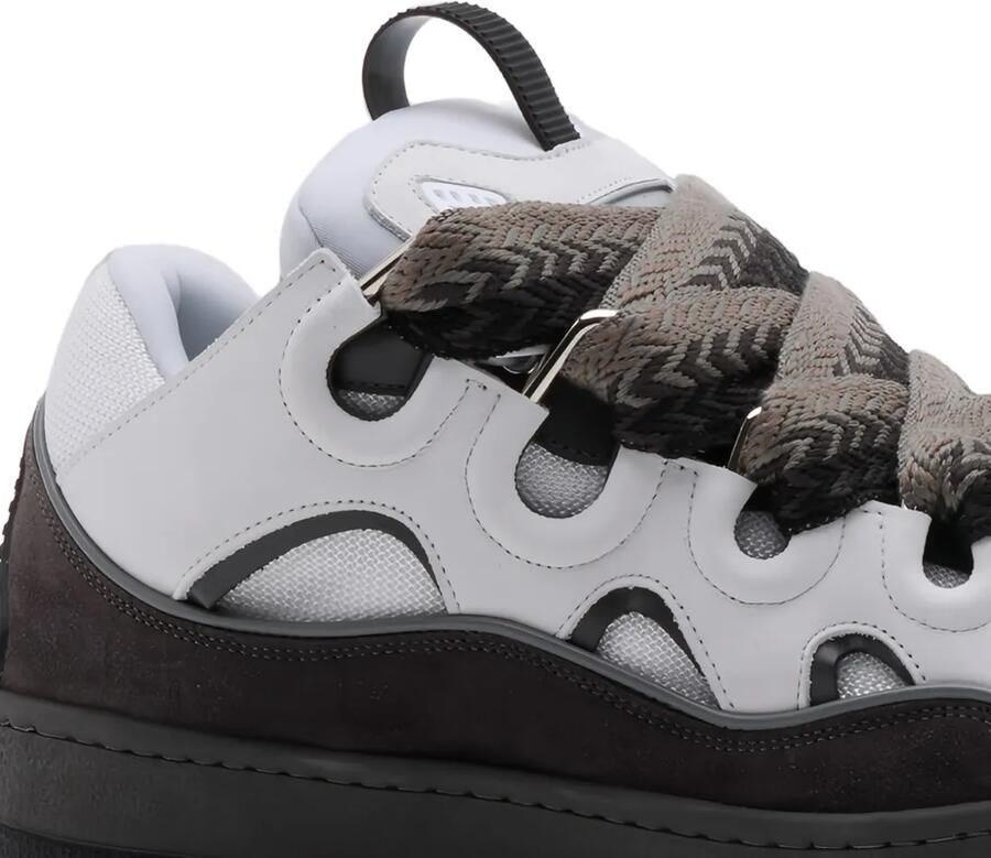Lanvin Curb leren sneakers Grijs - Foto 2