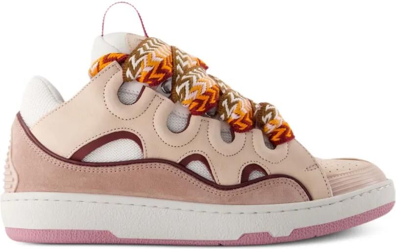 Lanvin Curb leren sneakers Roze