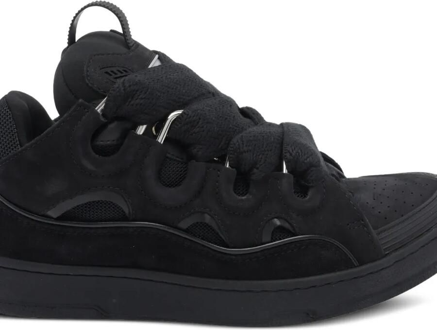Lanvin Curb leren sneakers Zwart - Foto 2