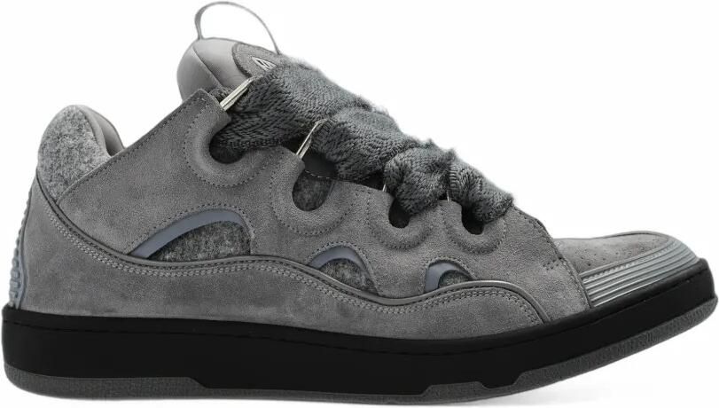 Lanvin Curb sneakers in felt Grijs