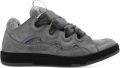 Lanvin Curb sneakers in felt Grijs - Grijs