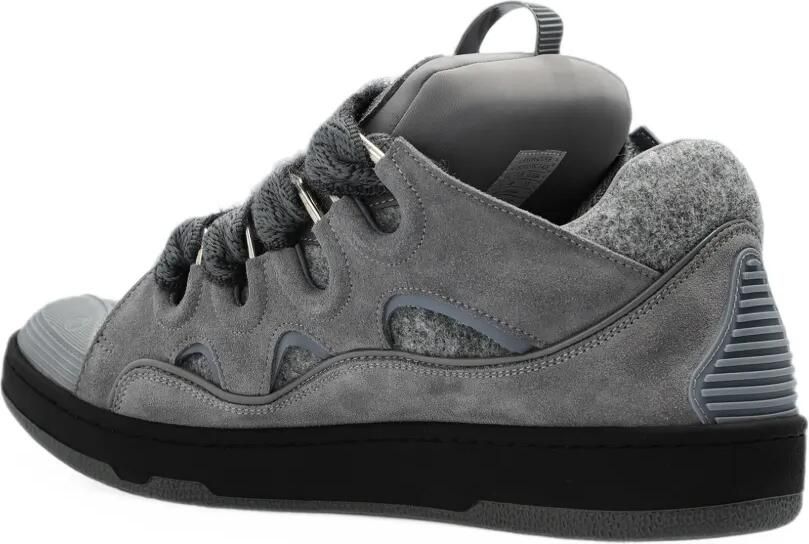 Lanvin Curb sneakers in felt Grijs - Foto 3