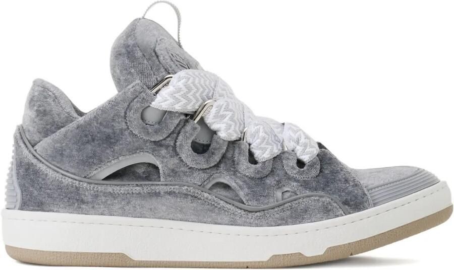 Lanvin Curb sneakers met chevron streep Grijs