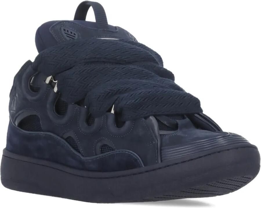 Lanvin Curb sneakers met logo-reliëf Blauw
