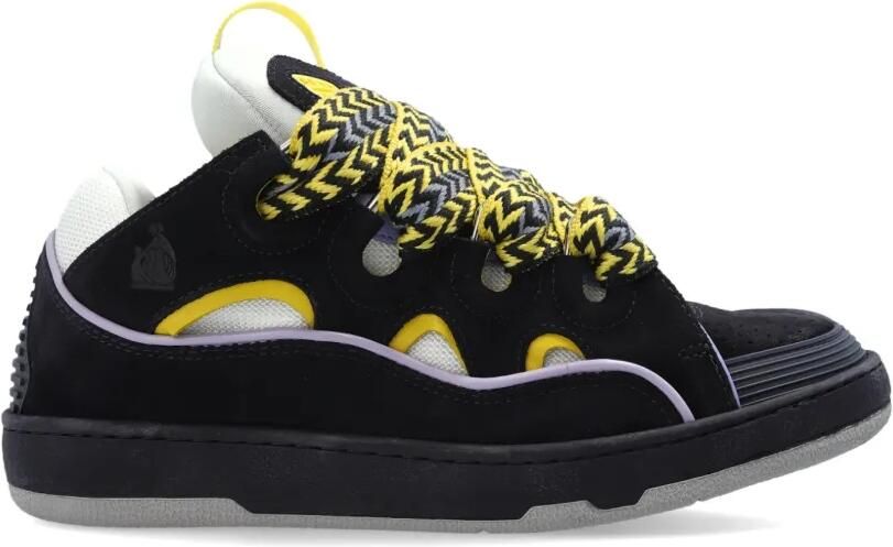 Lanvin Curb sneakers met oversized veters Blauw