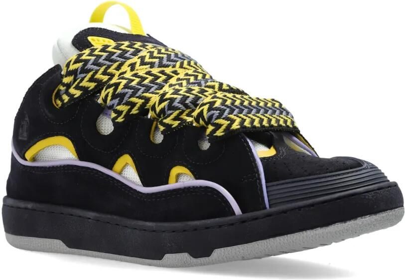 Lanvin Curb sneakers met oversized veters Blauw - Foto 4